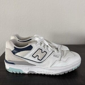 New Balance 550 Men's Size 8 White Winter Fog BB550WCA